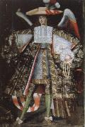 MASTER THOMAS de Coloswar angel holding a firearm oil painting